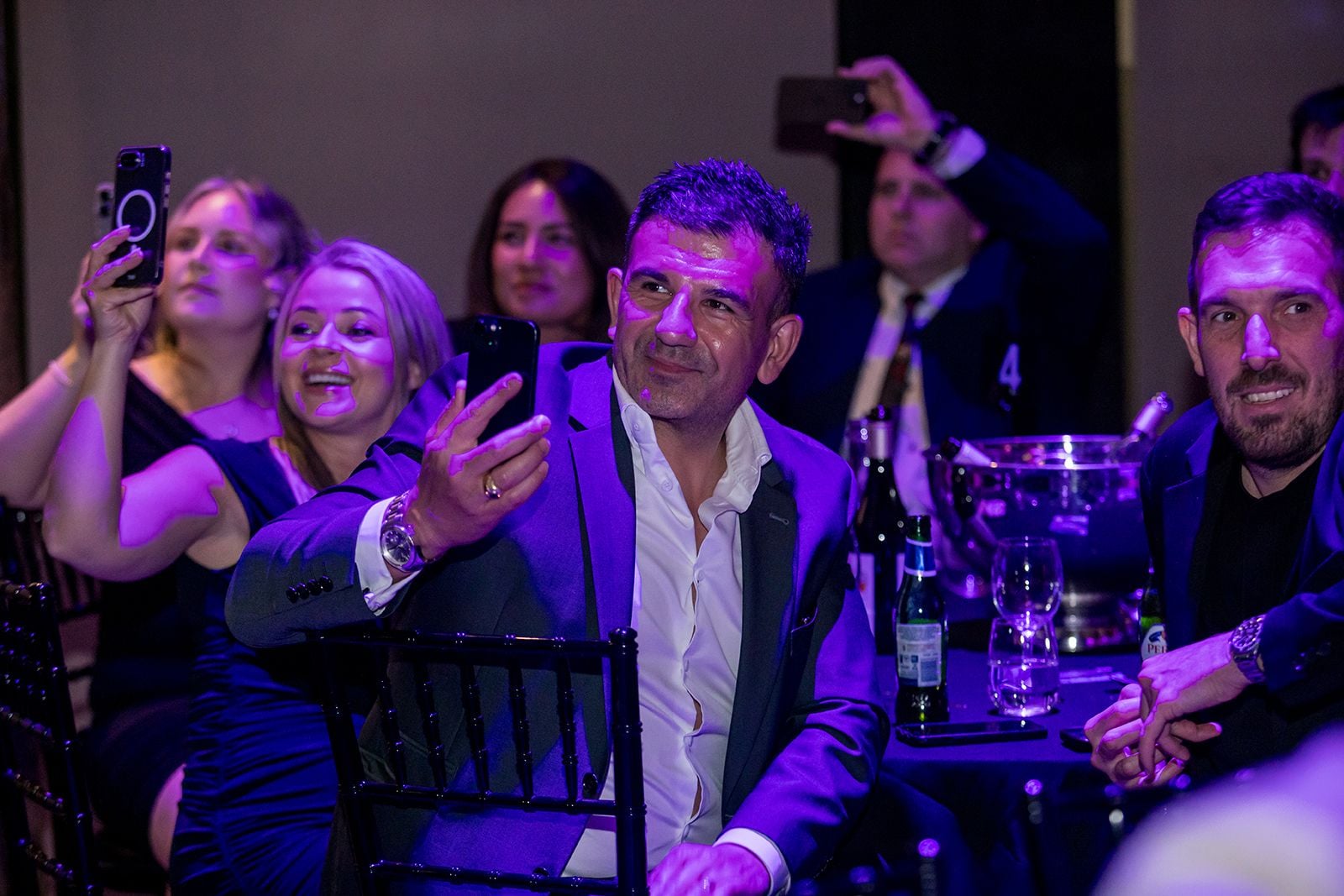 2025 Sydney Young Entrepreneur Awards Gala dinner Winners accepting trophies on stage at the 2025 Sydney Young Entrepreneur Awards